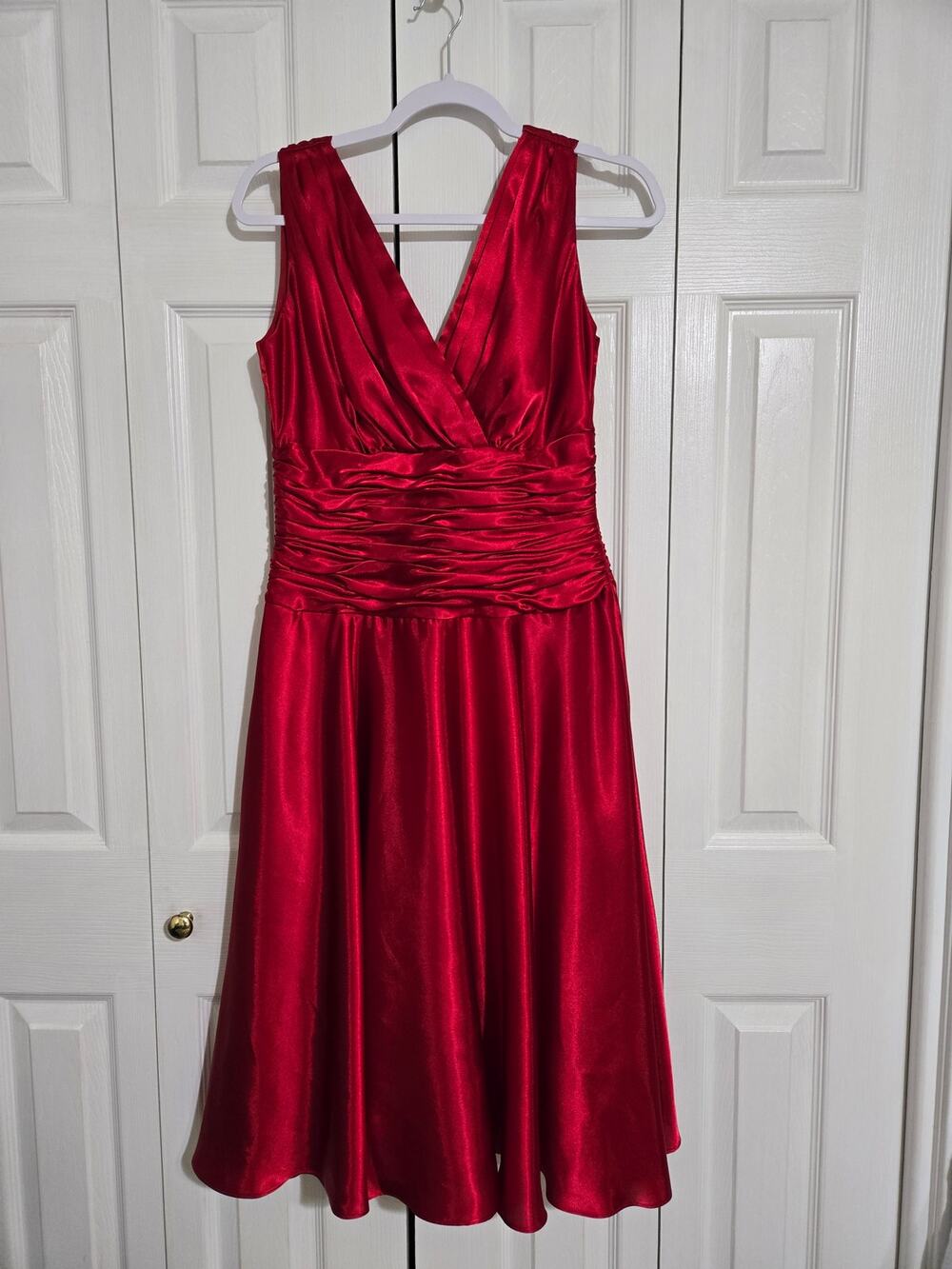 Maggy boutique size 8 women's red formal dress